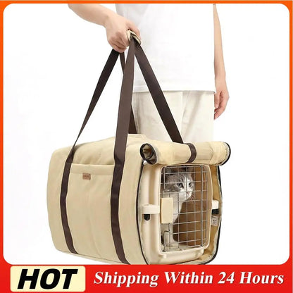 Lightweight Cat Carrier Breathable Mesh & Comfortable Strap, Pet Tote Bag for Small Dogs, Cats and Puppies