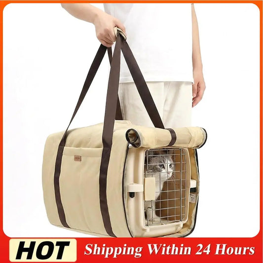 Lightweight Cat Carrier Breathable Mesh & Comfortable Strap, Pet Tote Bag for Small Dogs, Cats and Puppies