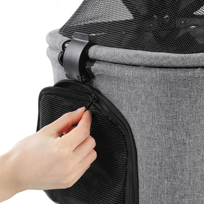 3 in 1 Pet Stroller with Removable Carrier, Folding Stroller for Small/Medium Dogs and Cats, Waterproof, All-Terrain