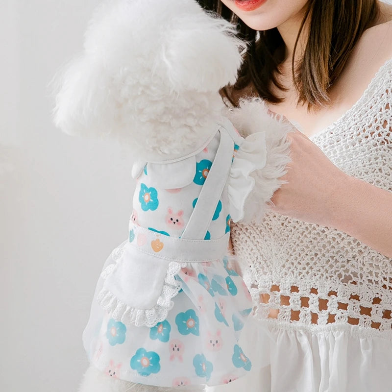 Cute Dog Princess Summer Dress, Poodle, Chihuahua Dog Clothes