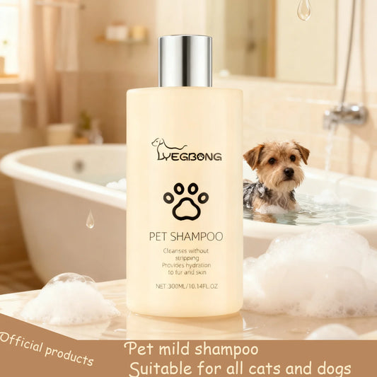 Dog Wash Shampoo: Flea & Mite Killer, Dirt Removal - Anti-Itch, Deodorizing & Moisturizing Formula for Softening Coat