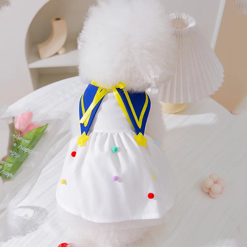 Cute Dog Princess Summer Dress, Poodle, Chihuahua Dog Clothes