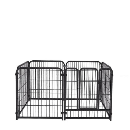 4/6 Panels Dog Fence, Playpen Foldable, Puppy Exercise Kennel , Heavy Duty Cage for Dogs, Cats, Rabbits or any medium size pet.