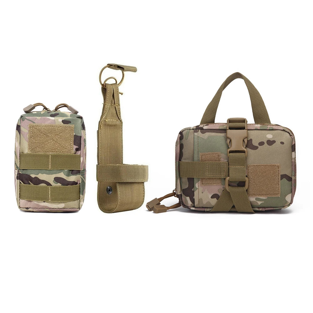 Dog Tactical Bags Set Molle Pouches, Belt Attaching on Harness ,Sticker, Military Dog Training Bags For Large Dogs,