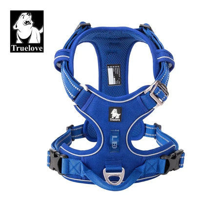 Truelove Pet Explosion-proof Dog Harness, Camouflage, Reflective Nylon Special Edition and Upgrade Version Easy to Adjust