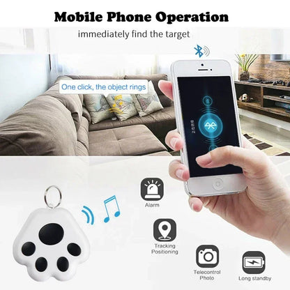 Dog Paw Mini GPS Tracker Cats, Dogs, Children, Elderly, Anti Lost Device, Intelligent Tracking Locator.