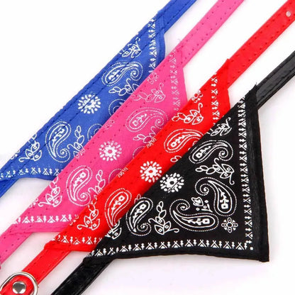 Adjustable Cute Printed Bandana Cat