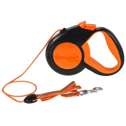 8M Retractable Dog Lead ,Heavy Duty Pet Walking Leash with Strong Reflective Tape Non-Slip Handle for Small, Medium and Large Dogs
