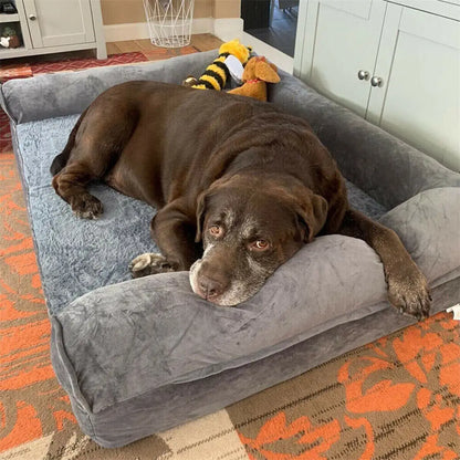 Dog Bed Extra Large Orthopedic Pet Mattress,  Bed Cushion with Removable Washable Cover Soft Sponge Foam