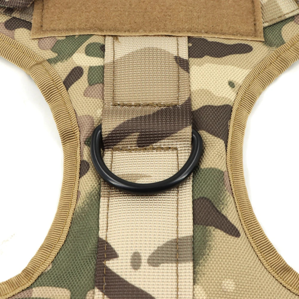 Tactical Dog Harness, Leash Set for Large Dogs, Military Harnesses for Training and Walking or Hunting