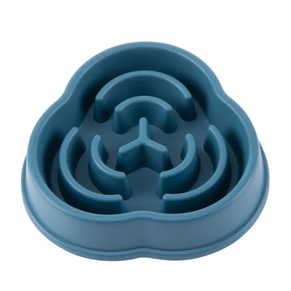 Pet Cat and Dog Slow Food Bowl, Anti-choking , Non-slip, Multiple Colors and Shapes
