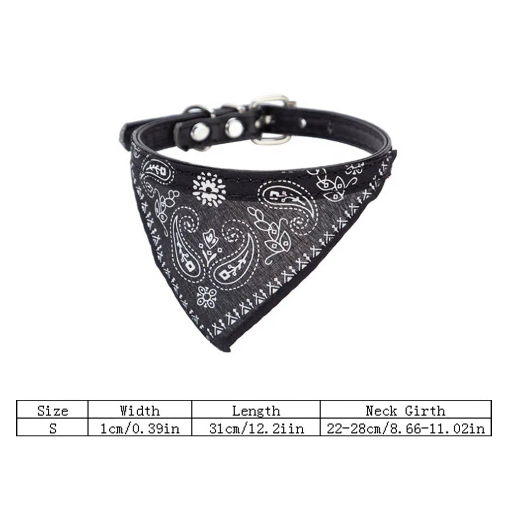 Adjustable Cute Printed Bandana Cat