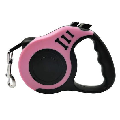 3m, 5m Dog Leash for Small Dogs or Cats,  Automatic Retractable w/ Durable Nylon Lead