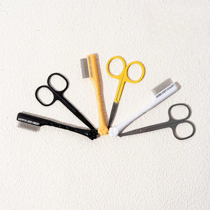 Pet Facial Cleaning Comb Set, Removes Tear Stains, Dog and Cat Hair Repair Scissors, Hair Comb