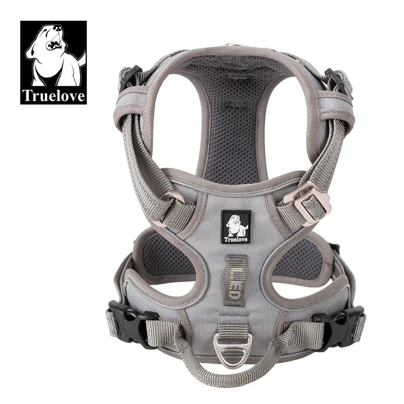 Truelove Pet Explosion-proof Dog Harness, Camouflage, Reflective Nylon Special Edition and Upgrade Version Easy to Adjust