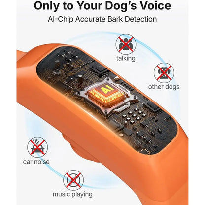Anti Bark Collar for Small, Medium and Large Dogs, Vibrating No Shock, Rechargeable