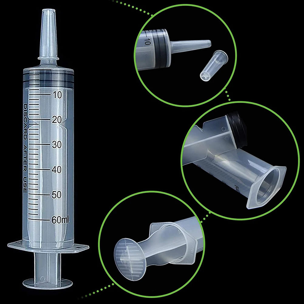 60ml Measuring Syringe, Without Needle, Watering tool