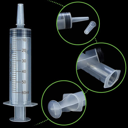 60ml Measuring Syringe, Without Needle, Watering tool
