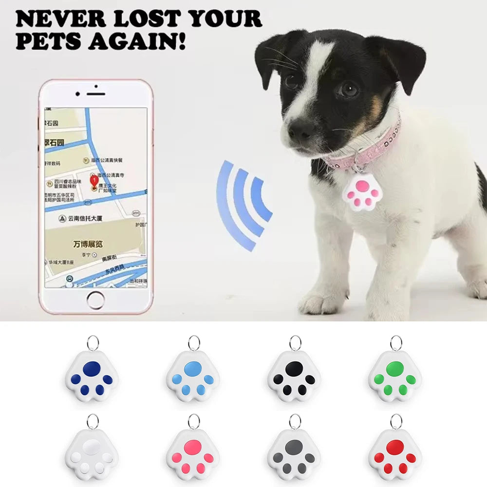 Dog Paw Mini GPS Tracker Cats, Dogs, Children, Elderly, Anti Lost Device, Intelligent Tracking Locator.