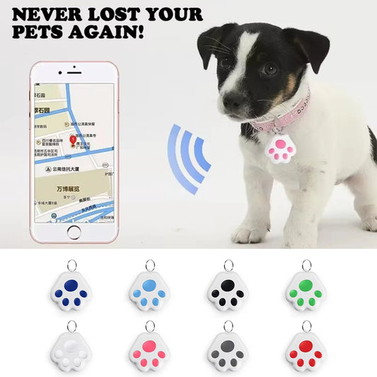 Dog Paw Mini GPS Tracker Cats, Dogs, Children, Elderly, Anti Lost Device, Intelligent Tracking Locator.