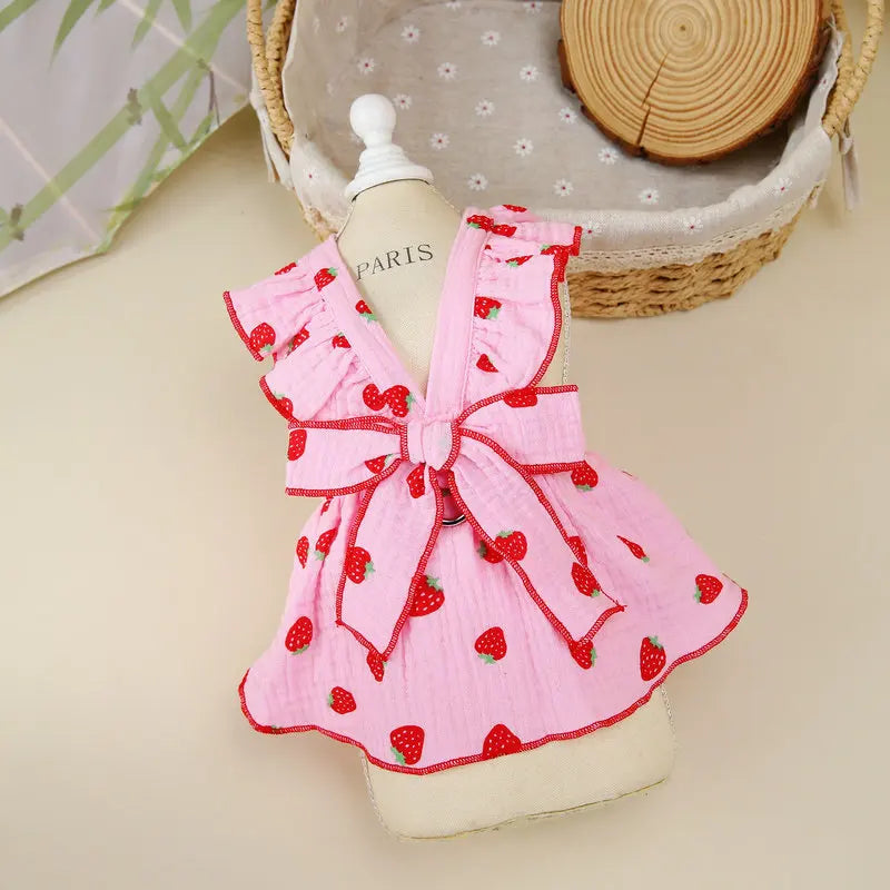 Cute Dog Princess Summer Dress, Poodle, Chihuahua Dog Clothes