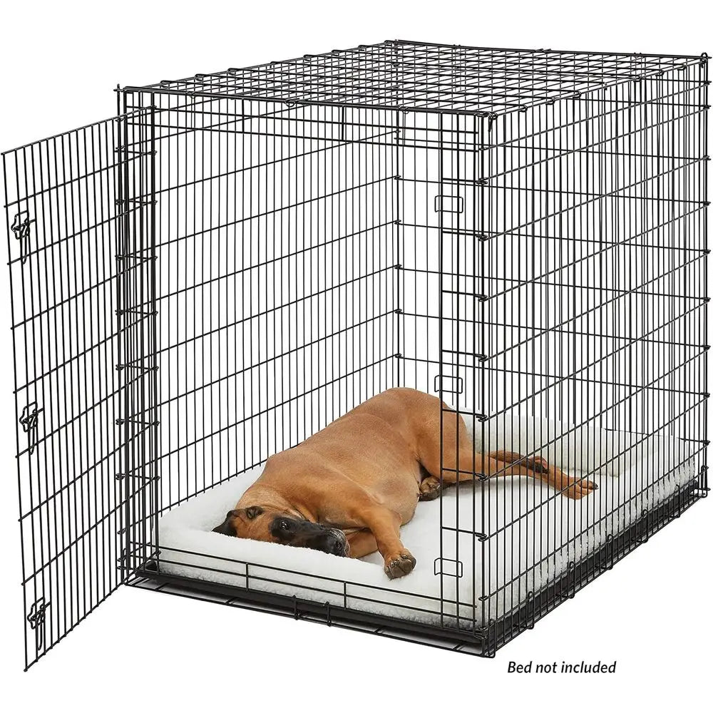 Ginormous Single Door 54-Inch Dog Crate for XXL Dogs Breeds; Great Dane, Mastiff, St. Bernard