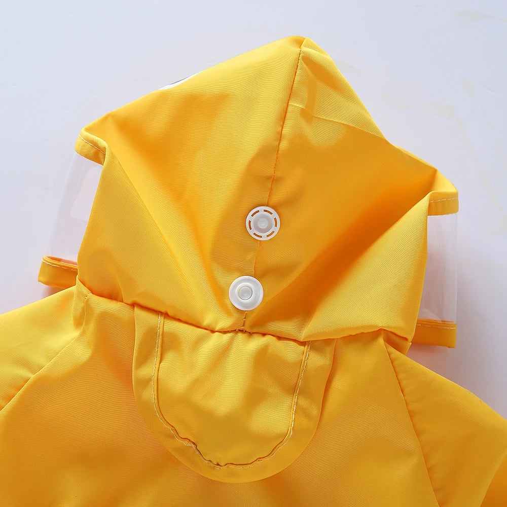 Fashionable Reflective Pet Dog Raincoat ,Hooded ,Waterproof Jacket for Big Dogs