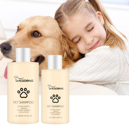 Dog Wash Shampoo: Flea & Mite Killer, Dirt Removal - Anti-Itch, Deodorizing & Moisturizing Formula for Softening Coat
