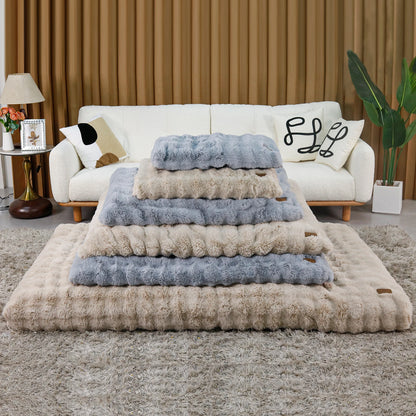 Ultra Plush Dog Bed ,Large Dog Crate Puppy Mattress, Washable Mat