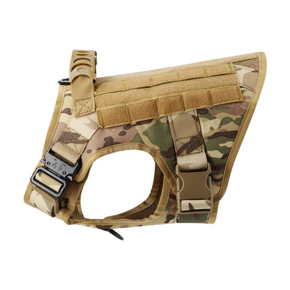 Tactical Dog Harness, Leash Set for Large Dogs, Military Harnesses for Training and Walking or Hunting