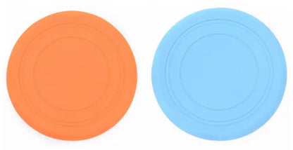 Soft Silicone Flying Saucer, Dog Chew Toy, Training Frisbee, Bite-Resistant