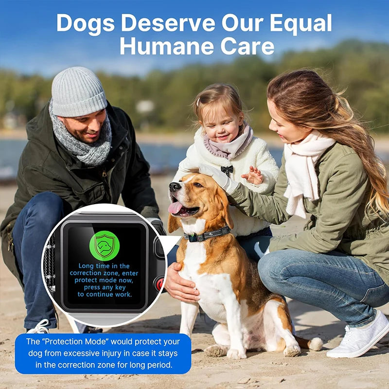 2025 Upgrade Pet GPS Wireless Electronic Fence Dog Fence and Barking Stopper, Dog Trainer Training Electric Shock Collar