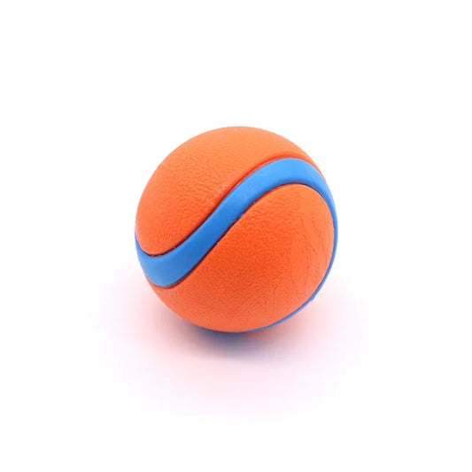 Natural Rubber Pet Bouncy Ball, Ultra Durable & High Elasticity, Interactive Chew Toy for Dogs of All Sizes
