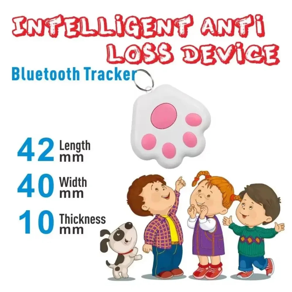 Dog Paw Mini GPS Tracker Cats, Dogs, Children, Elderly, Anti Lost Device, Intelligent Tracking Locator.