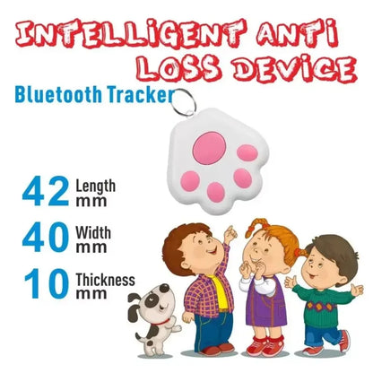 Dog Paw Mini GPS Tracker Cats, Dogs, Children, Elderly, Anti Lost Device, Intelligent Tracking Locator.