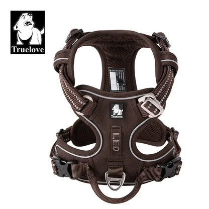 Truelove Pet Explosion-proof Dog Harness, Camouflage, Reflective Nylon Special Edition and Upgrade Version Easy to Adjust