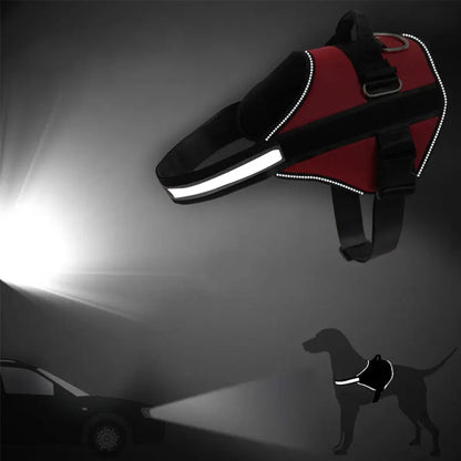 Dog Harness NO PULL Reflective Breathable Adjustable Pet Harness For Dogs
