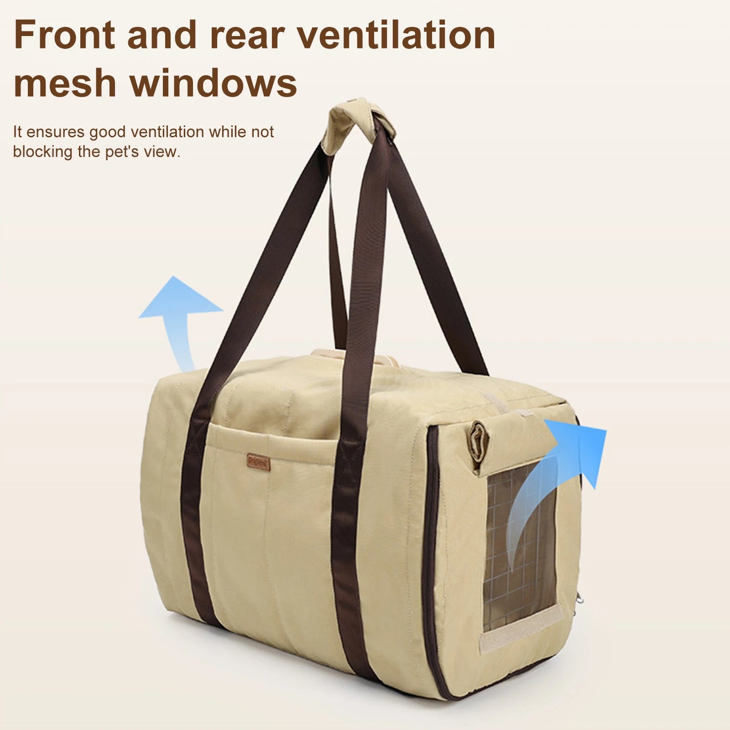 Lightweight Cat Carrier Breathable Mesh & Comfortable Strap, Pet Tote Bag for Small Dogs, Cats and Puppies