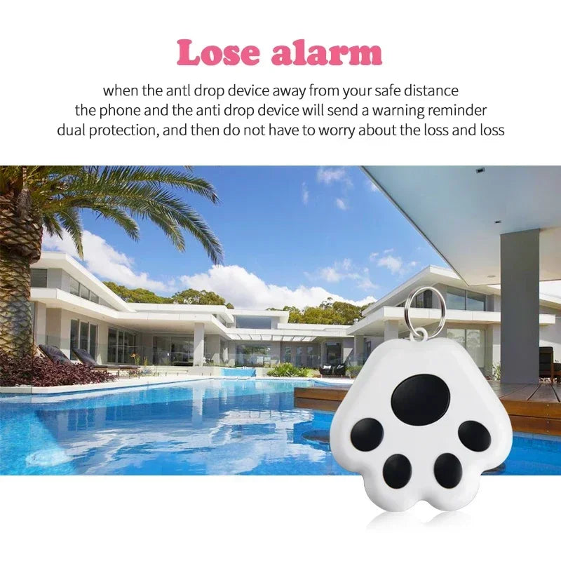 Dog Paw Mini GPS Tracker Cats, Dogs, Children, Elderly, Anti Lost Device, Intelligent Tracking Locator.