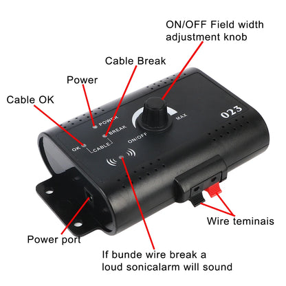Electric Dog Fence Electronic Pet Fence System Containment, Sound Shocked Collar , Dog Training Collar Waterproof