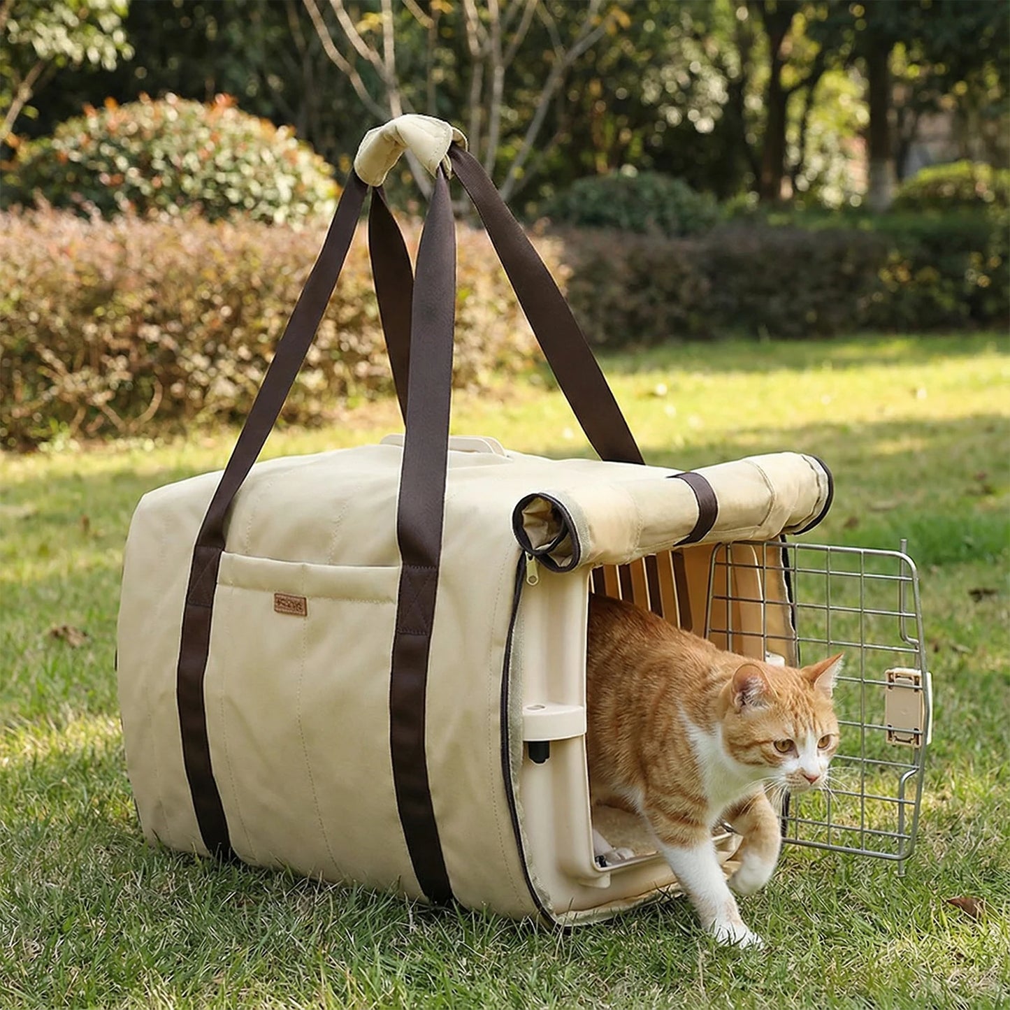 Lightweight Cat Carrier Breathable Mesh & Comfortable Strap, Pet Tote Bag for Small Dogs, Cats and Puppies