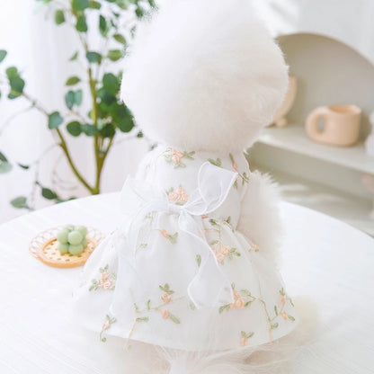 Cute Dog Princess Summer Dress, Poodle, Chihuahua Dog Clothes