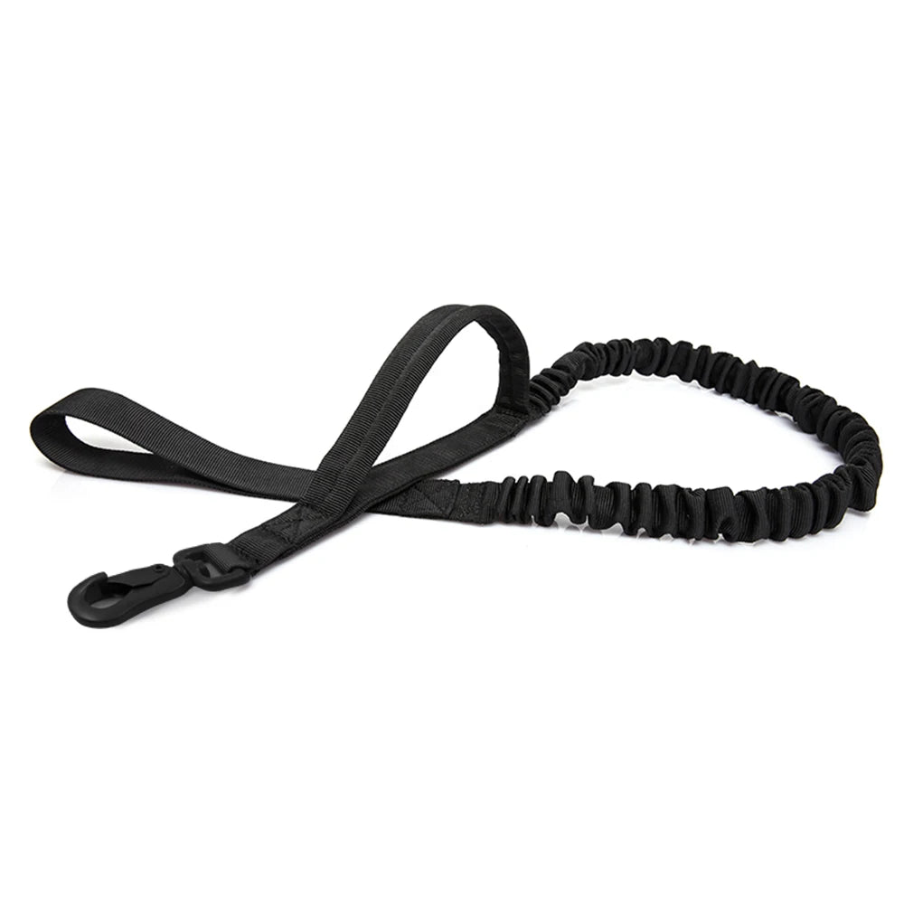 Military Dog Leashes ,Adjustable Leash Quick Release Elastic Rope With 2 Control Handle For Medium and Small Dogs Accessories