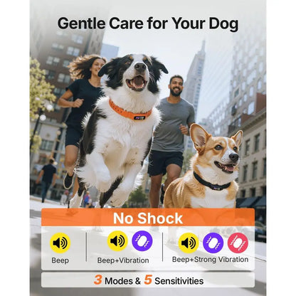 Anti Bark Collar for Small, Medium and Large Dogs, Vibrating No Shock, Rechargeable