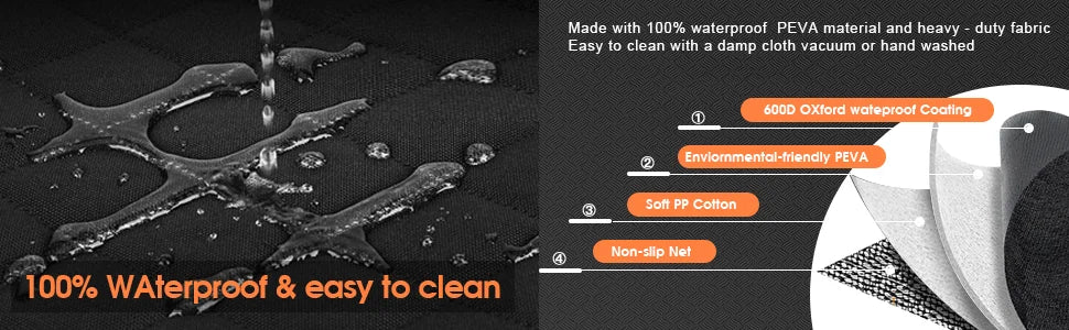 Dog Car Seat Cover for Pets, 100% Waterproof Seat Cover Hammock, Scratch Proof, Nonslip Durable Soft Back Seat Cover for Cars and Trucks