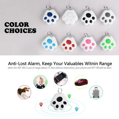 Dog Paw Mini GPS Tracker Cats, Dogs, Children, Elderly, Anti Lost Device, Intelligent Tracking Locator.