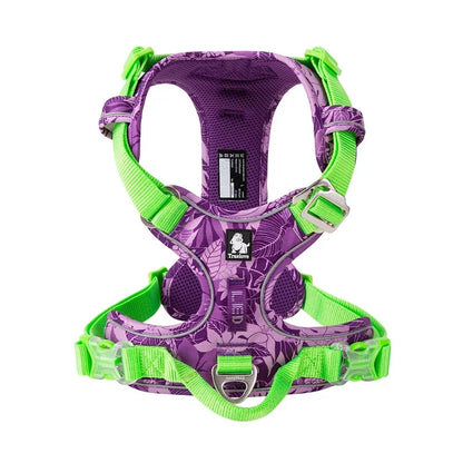 Truelove Pet Explosion-proof Dog Harness, Camouflage, Reflective Nylon Special Edition and Upgrade Version Easy to Adjust
