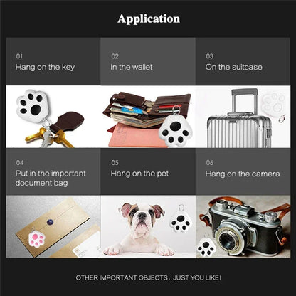 Dog Paw Mini GPS Tracker Cats, Dogs, Children, Elderly, Anti Lost Device, Intelligent Tracking Locator.