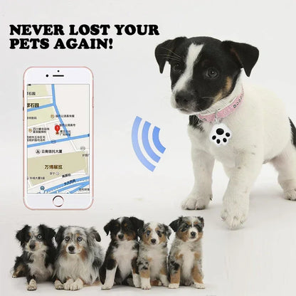 Dog Paw Mini GPS Tracker Cats, Dogs, Children, Elderly, Anti Lost Device, Intelligent Tracking Locator.