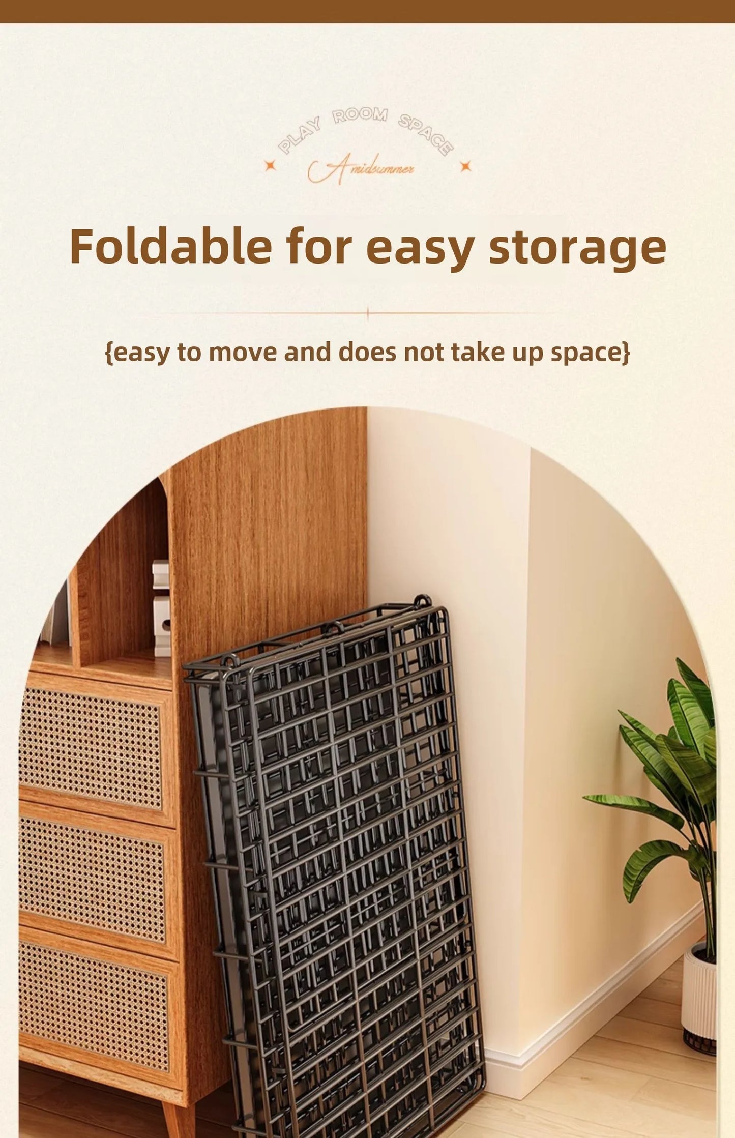 Dog Cage Small Indoor Folding with Toilet Teddy Bigbear, Medium Dog ,Corgi Border, Pet Kennel , House Kennel ,Pets House, Pet Fence